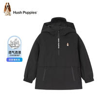 暇步士 童装 儿童秋装外套 男童女童 春秋季新款 简约纯色夹克 幻夜绿 140