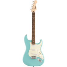 芬达（Fender）电吉他SquierSonic音速系列初学者入门演出电吉他子弹系列升级版 Strat单单双【黑色 枫木】