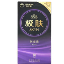 jissbon 杰士邦 SKYN极肤非乳胶套10只 1盒装￥14.34