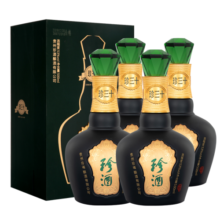 珍酒【官方旗舰】珍三十 酱香型白酒 贵州高端年份酒 收藏送礼 53度 500mL 4瓶 珍三十整箱
