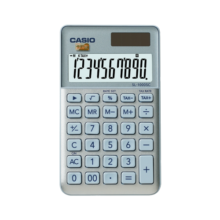 卡西欧（CASIO）stylish时尚便携计算器  星钻蓝 SL-1000SC-BU