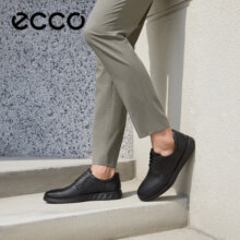 爱步（ECCO）皮鞋男 通勤德比鞋商务皮鞋男软底系带男士皮鞋 S轻巧混合520304 黑色52030401001 41