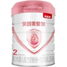 贝因美爱加6-12月婴儿配方奶粉2段免疫成长含乳铁蛋白DHA单罐