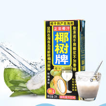 椰树 牌椰汁正宗椰子汁1L*2盒装植物蛋白饮料