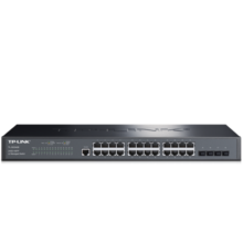 TP-LINK TL-SG3428 24口全千兆二层网管核心交换机 4千兆光纤口