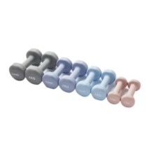 百亿补贴：keep 哑铃女士健身家用樱粉1kg*2一对装