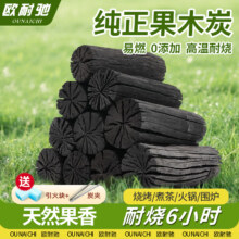 欧耐驰 户外烧烤无烟速燃果木炭 5斤