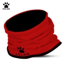KELME/卡尔美男女防寒保暖围脖足球跑步训练套头青少年多功能防风面罩 K15Z910A红/黑-成人（双面）