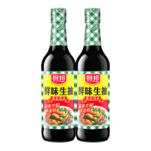 厨邦鲜味生抽 500ml*2瓶