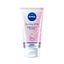 妮维雅（NIVEA）洗面奶女洗脸护肤洁面膏洁面乳提亮肤色控油学生 晶纯系列 晶纯焕亮泡沫洁面乳150g 1支装