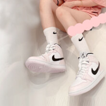 耐克（NIKE）aj女鞋2025新款夏季AIR JORDAN 休闲鞋板鞋aj1篮球鞋运动鞋 BQ6472-500 玫瑰粉紫罗兰 38