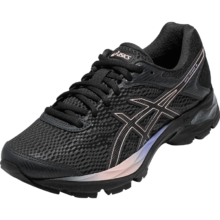20点：亚瑟士ASICS跑步鞋女鞋缓震回弹运动鞋舒适透气跑鞋 GEL-FLUX 4 黑色 35.5
