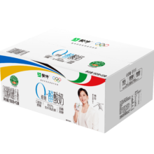 蒙牛 0蔗糖原味酸牛奶 生牛乳代餐醇酸奶 150g 12袋