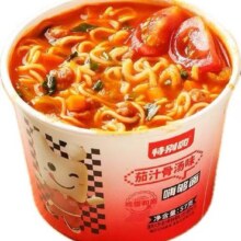 特别嗨 茄汁骨汤味方便面57克*1桶（买一送一）