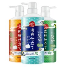 日本巴斯克林舒和沐浴露乳森林薄荷柑橘持久留香男女清凉爽600ml