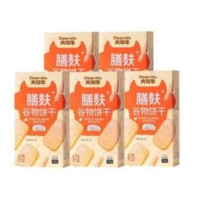 大耳牛 膳麸谷物饼干 低糖款 108g*5盒
