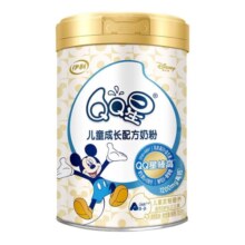 伊利QQ星榛高儿童成长奶粉4段 A2生牛乳高钙乳铁蛋白配方 (3-12岁) 700克*1罐