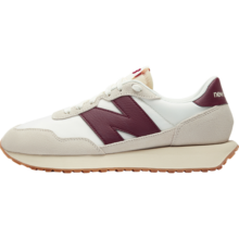 NEW BALANCE NB 官方休闲鞋男鞋女鞋情侣复古低帮舒适百搭237系列运动鞋 米色/白色 MS237SB 38 (脚长23.5cm尺码详询客服)