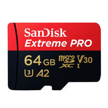 SanDisk 64GB TF（MicroSD）存储卡 U3 C10 A2 V30 4K 至尊超极速移动版内存卡 读速200MB/s