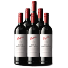奔富（Penfolds） BIN8设拉子赤霞珠红葡萄酒 750ml*6瓶原箱装 澳洲进口（螺旋盖）