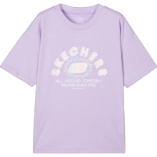 Skechers斯凯奇夏季儿童短袖女孩大童T恤男童夏装纯棉T休闲亲子装L222K064