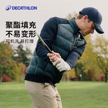 迪卡侬 DECATHLON 户外马甲男士运动长袖马甲聚酯内胆保暖背心男女马夹SAG1