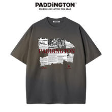 Paddington 帕丁顿熊男士T恤夏季