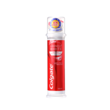 高露洁（Colgate）【孙颖莎推荐】欧洲进口耀白去渍直立按压泵式美白牙膏100ml