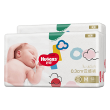 Huggies 好奇 金装超薄云柔纸尿裤 M124