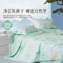 百丽丝 a类抗菌夏被防螨夏被   茶氨酸-绿【净芯负离子】 150cm*200cm