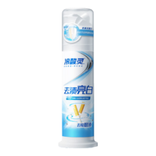 Plus会员：冷酸灵 去烟渍亮白抗敏感泵式牙膏 留兰薄荷味125g