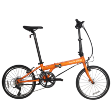 大行（DAHON）P18折叠自行车20英寸18速成人男女旅行运动公路车载单车KAC083 橙色