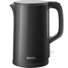 苏泊尔（SUPOR）电水壶热水壶电热水壶1.5L 304不锈钢水壶 双层防烫全钢无缝开水壶烧水壶SW-15J626 1.5L