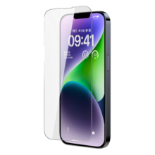 倍思 适用苹果16e通用14/13钢化膜iPhone13/13Pro/14手机膜超瓷晶防摔防指纹高清全屏覆盖全包边保护膜