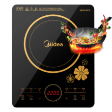 美的（Midea）电磁炉电陶炉 2200W大功率一键爆炒触控电磁炉灶家用 多档调节 智能定时火锅炉国家补贴C22-RT2240