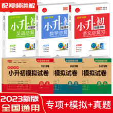 开心2025小升初真题卷小学毕业升学名校冲刺系统总复习六年级辅导资料语文数学英语知识大集结必刷题衔接教材人教版下册试卷全套