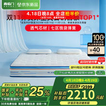 喜临门 Sleemon 漾 舒爽透气软硬两用凝胶记忆棉弹簧床垫 G 漾pro-厚24cm 1.5*2米