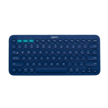罗技（Logitech）时尚系列 K380 键盘 蓝牙办公键盘 无线键盘 女友 便携超薄键盘 笔记本键盘 蓝色