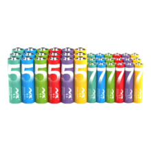 彩虹电池 5号+7号组合各10粒【20粒碳性】