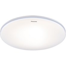 松下（Panasonic） LED灯卧室吸顶灯 餐厅灯 书房照明 卫生间灯具 简洁圆灯阳台灯 36瓦素白+银饰带HHXN4038L