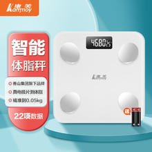 香山 康美 智能体脂秤 体重秤 电子秤 人体秤 家用 22项数据 LCD显示 电池款 Kammoy