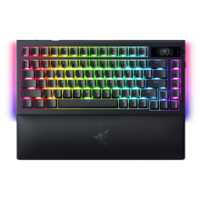 雷蛇（Razer）蛛皇 黑寡妇蜘蛛V4无线专业版75%机械游戏键盘 无线/蓝牙三模 热插拔客制化 OLED屏 GASKET结构