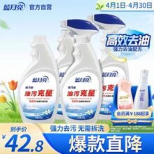 蓝月亮 油污克星 油烟机清洗剂500g*4瓶