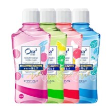 Ora2皓乐齿漱口水鲜桃青柠苹果薄荷460ml*4除口臭清新口气0酒精