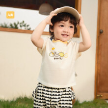 巴拉巴拉 纯棉度假风宝宝打底衫婴幼儿服t恤
