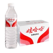 娃哈哈 饮用纯净水596ml*24瓶