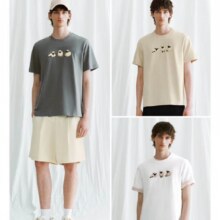 20点：UR夏季新款男装时尚休闲萌宠刺绣棉质短袖T恤
