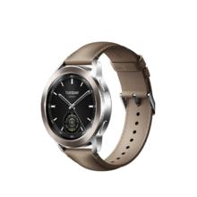 小米 Xiaomi Watch S3 eSIM版 智能手表 47mm 棕色 真皮表带
