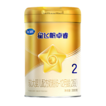 飞鹤星飞帆卓睿2段300克（6-12月龄）较大婴儿配方奶粉 1罐