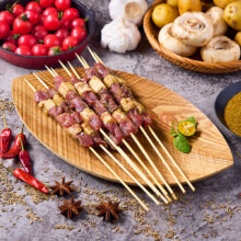 鲜京采 内蒙古孜然羊肉串 1kg （50串）59元包邮